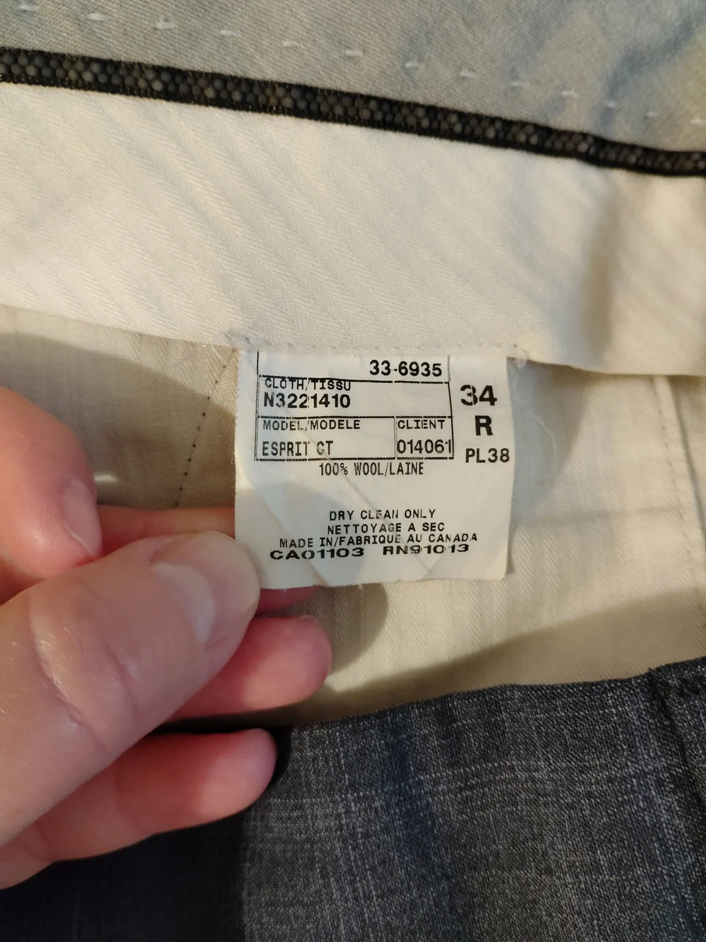 Men's Blue Plaid Dress Pants